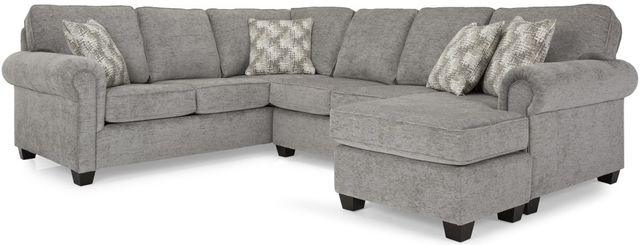 Decor-Rest® Furniture LTD 2006 3-Piece Gray Sectional Sofa-0