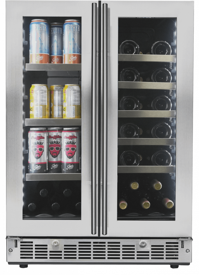 Silhouette® Lorraine 24" 4.7 Cu. Ft. Stainless Steel Wine Cooler-1