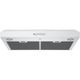 GE® 30" White Under Cabinet Range Hood-5