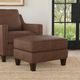 Flexsteel® Customizable Finley Leather Ottoman-1