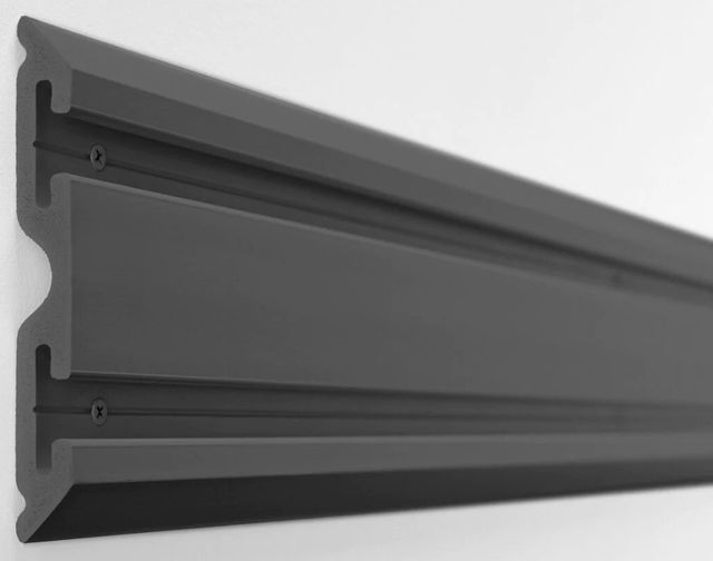 Gladiator 2 Piece 4' Smoke GearTrack® Garage Wall Organizers-0