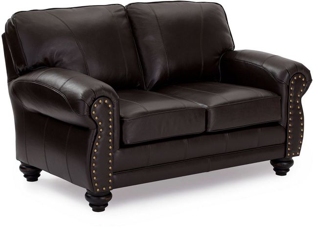 Best® Home Furnishings Customizable Noble Leather Stationary Loveseat-0