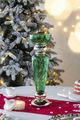 A & B Home Green/Silver 6" Flower Vase-4