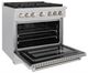 ZLINE 36" Satin Stainless Steel Pro Style Gas Range-4