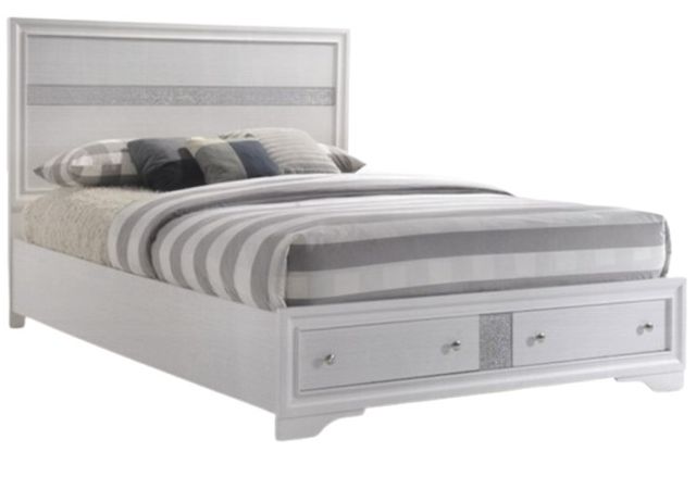 ACME Furniture Naima White Queen Storage Panel Bed-0