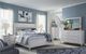 Magnussen Home® Echo Isles Driftwood and Sea Pearl California King Panel Bed with Upholstered Headboard-1