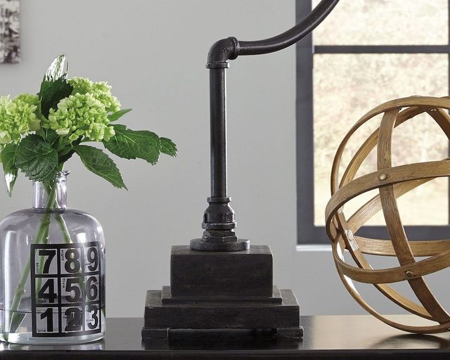 Signature Design by Ashley® Jae Antique Black Desk Lamp-2