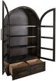 International Furniture Direct Black Balam Black Cabinet-1