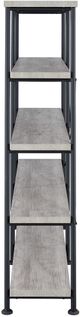 Coaster® Analiese Grey Driftwood Open Bookcase-3