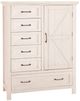Westwood Design Westfield Brushed White Youth Chifferobe-0