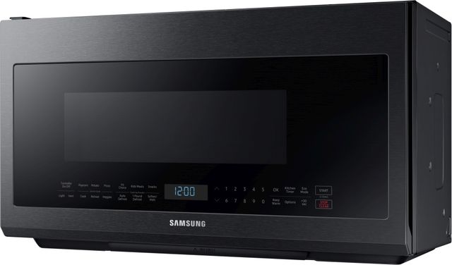 Samsung 2.1 Cu. Ft. Fingerprint Resistant Black Stainless Steel Over The Range Microwave-4