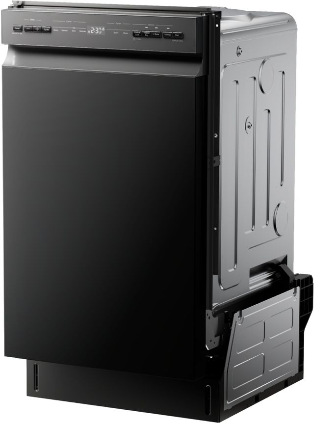 Midea® 18" Black Front Control Built In Dishwasher-3