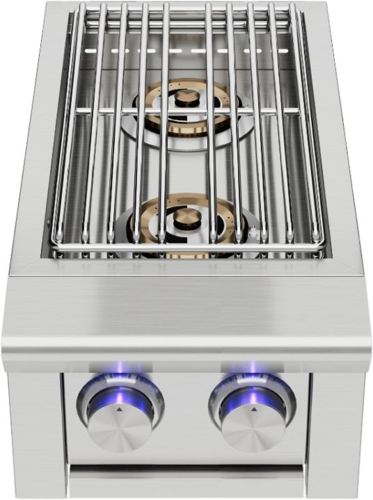 XO 13" Stainless Steel Built-In Double Side Burner-0