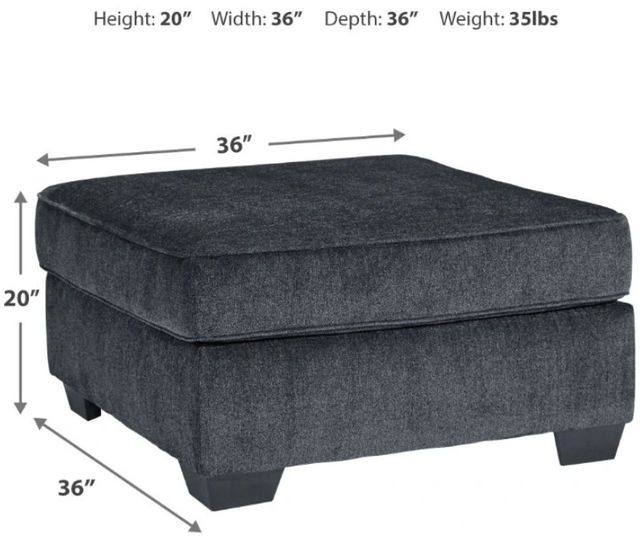 Signature Design by Ashley® Altari Slate Oversized Accent Ottoman-2