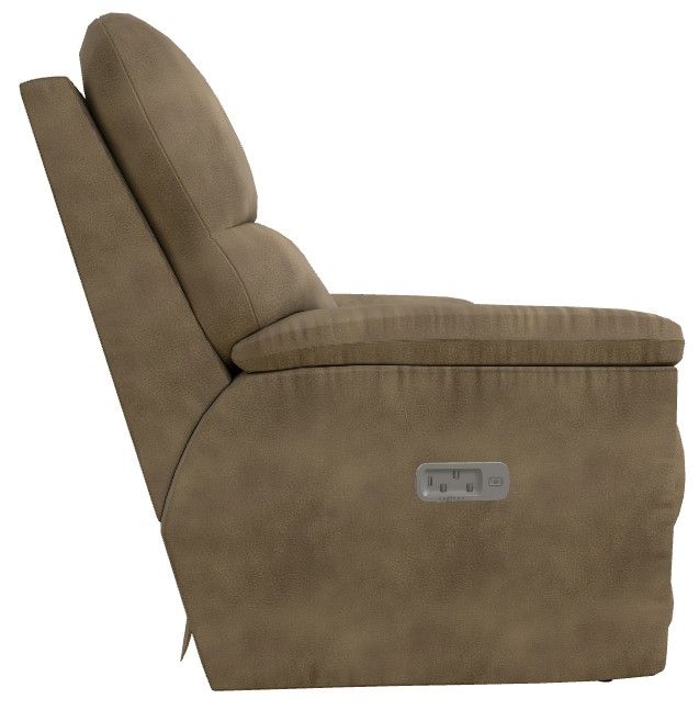 La-Z-Boy® Brooks Mushroom Power Reclining Loveseat with Headrest and Lumbar-2