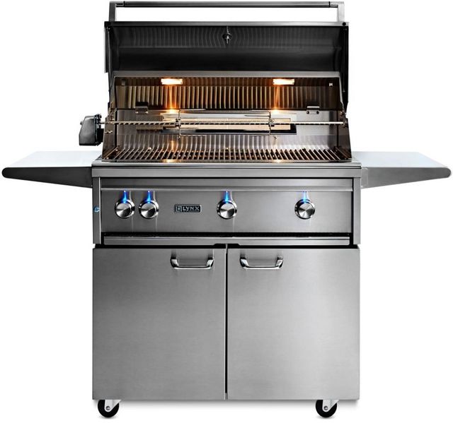 Lynx® Professional 4-Burner Stainless Steel Freestanding Liquid Propane Gas Grill-1
