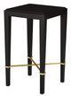 Currey & Company Verona Black Lacquered Linen Drinks Table-0