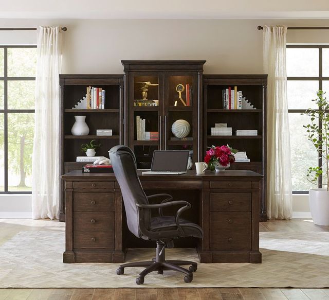 aspenhome® Jackson Turkish Coffee 72" Executive Desk-3