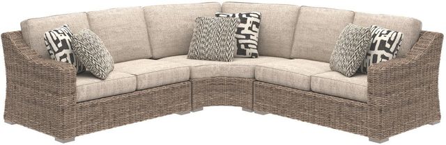 Signature Design by Ashley® Beachcroft 3-Piece Beige Gathering Seating-0