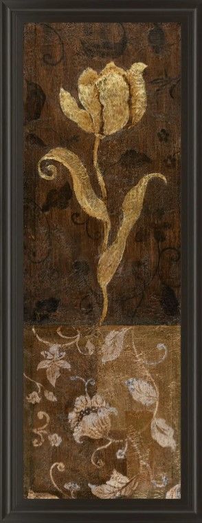 Classy Art Golden Tulip Il By Tava Studios Wall Art-1