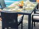 Enclover Trillium Black/Clear Dining Table-1