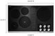 KitchenAid® 36" Stainless Steel Electric Downdraft Cooktop with 5 Elements-1