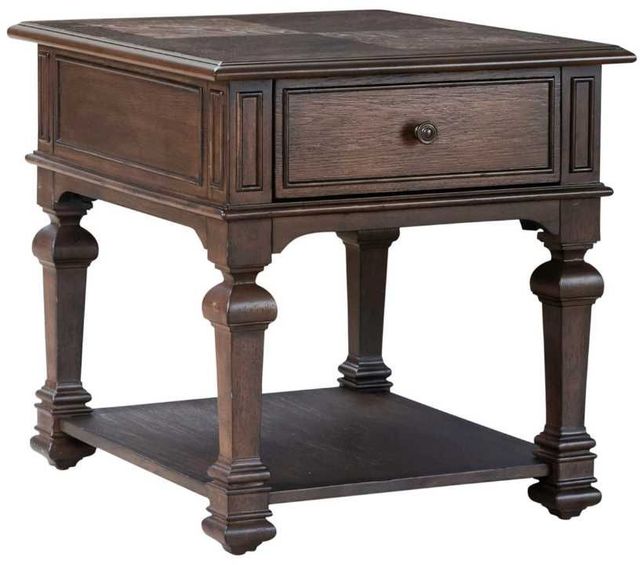 Liberty Furniture Provence Park Chateau Brown End Table-0