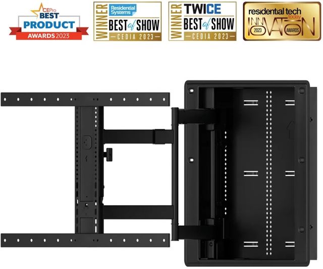 Sanus® Black Premium Large In-Wall Full-Motion Mount for 42"-85" TVs-2
