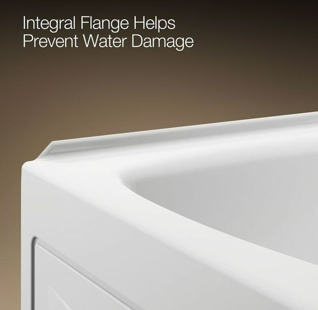 KOHLER® Mariposa® White 60" x 36" Alcove Bath - Right Drain-3
