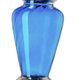 A & B Home Blue/Silver 6" Flower Vase-2