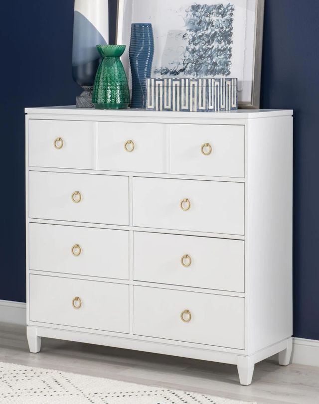 Legacy Classic Summerland Pure White Bureau Chest-2