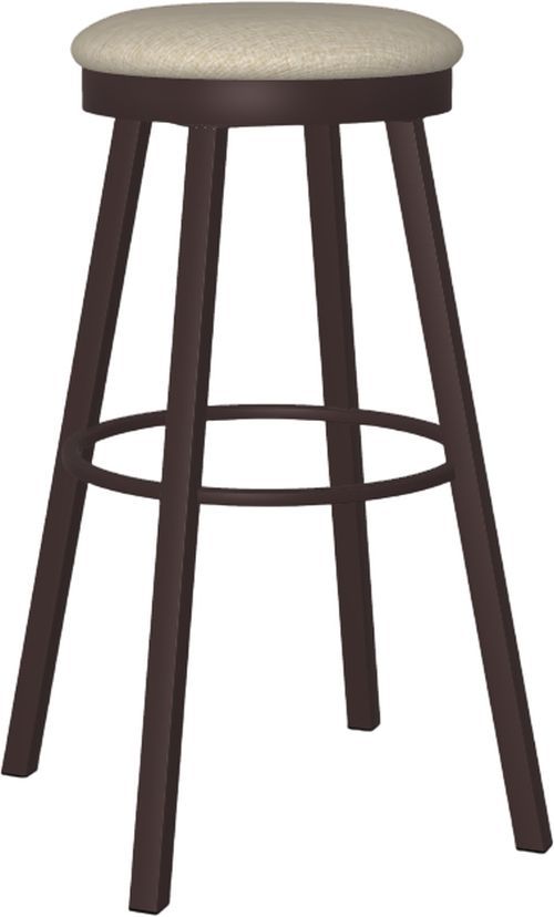 Amisco Customizable Connor Upholstered Swivel Spectator Stool-0