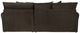 Jackson Furniture Galaxy 2-Piece Chocolate Right-Arm Facing Loveseat Sectional and Chaise-3