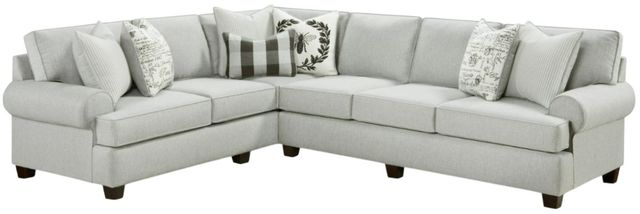 Fusion Furniture Dizzy Iron 3-Piece Gray L-Shape Sectional-0