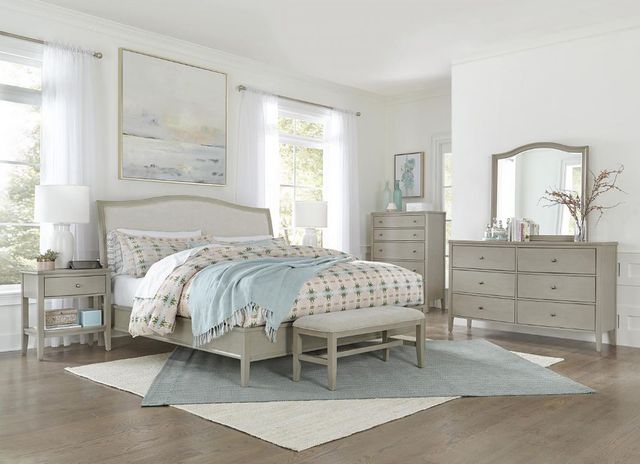 aspenhome® Charlotte Shale California King Upholstered Bed-3