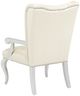 Michael Amini® Hollywood Swank Creamy Pearl/Silver Desk Chair-3