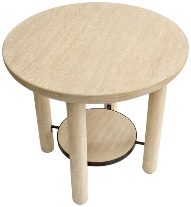 Magnussen Home® Sunset Cove Sanibel Brown Round End Table-3
