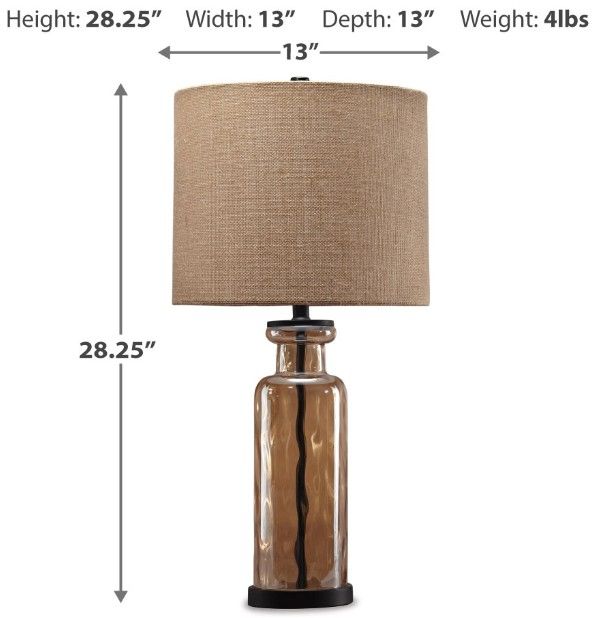 Signature Design by Ashley® Laurentia Champagne Table Lamp-1