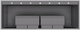 Vent-A-Hood® Designer Series 66" Gunsmoke Wall Mounted Range Hood-3