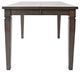 Jofran Inc. Lincoln Square Espresso Extension Counter Table-2