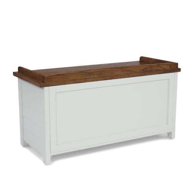 homestyles® Portsmouth Off-White Storage Bench-2