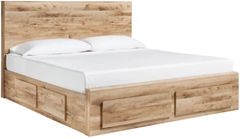 Signature Design by Ashley® Hyanna Tan Queen 6-Drawer Storage Panel Bed