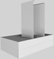 Vent-A-Hood® 36" White Contemporary Wall Mounted Range Hood-4