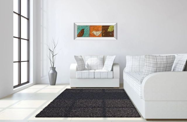 Classy Art Lovely Birds I by Patricia Pinto Mirror Framed Wall Art-2