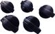 Bosch® Black Stainless Steel Control Knob Kit-0