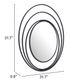 Zuo® Luna Black Mirror -4