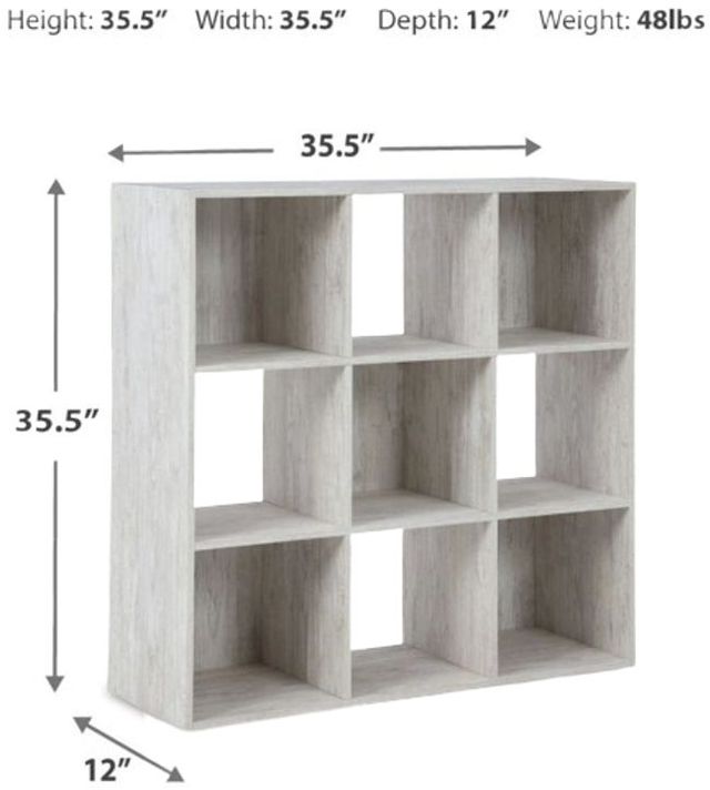 Signature Design by Ashley® Paxberry Whitewash Nine Cube Organizer-2