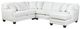The Mix Customizable Kennedy 4-Piece U-Shaped Sectional with Chaise-0