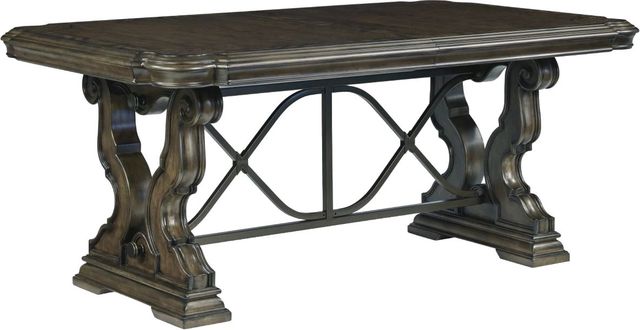 Signature Design by Ashley® Maylee 5-Piece Dark Brown Dining Table Set-1