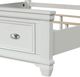 New Classic® Home Furnishings Jamestown White California King Panel Storage Bed-5